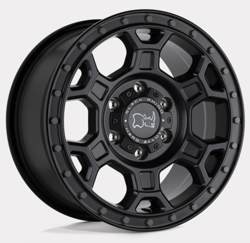 Midhill Mattschwarz 17x8 6x5,11 ET38